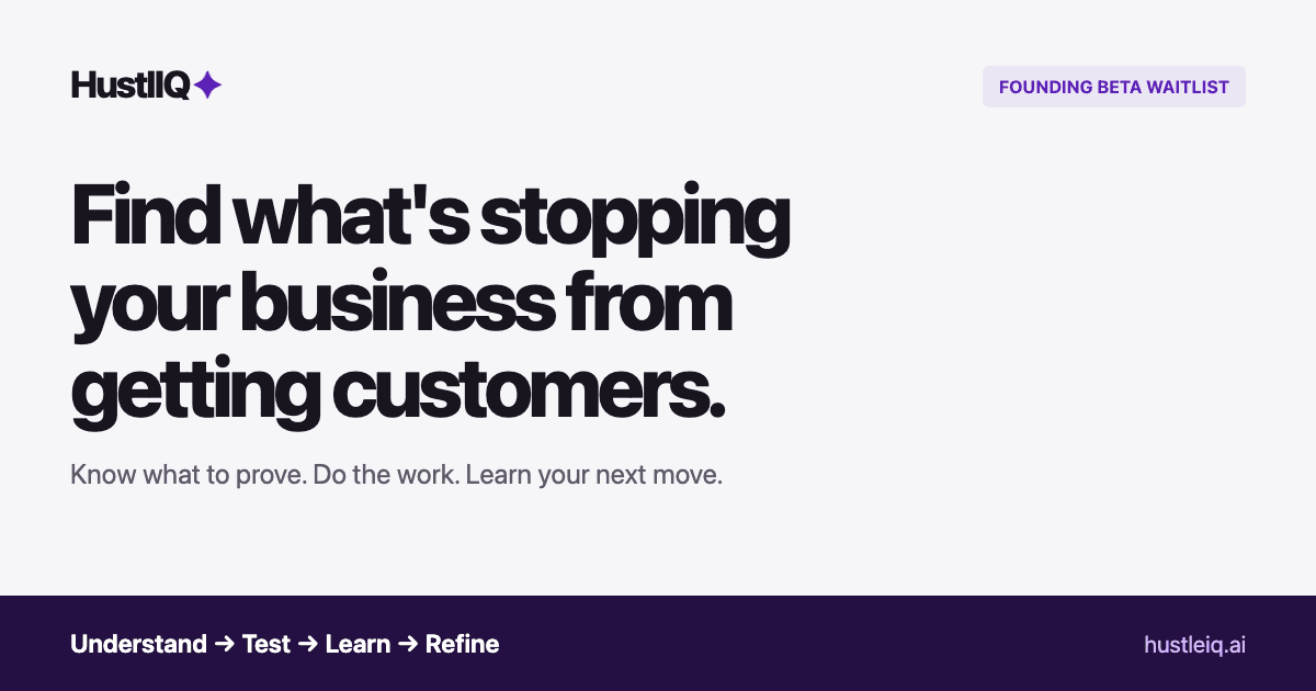 Getting your first users is harder than building the product. I’m learning that the hard way.